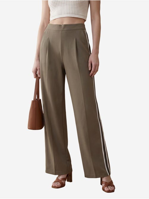 Pantaloni a gamba ampia con pince a vita alta my fashion - Kiabi Pantaloni a gamba ampia con pince a vita alta my fashion - Kiabi