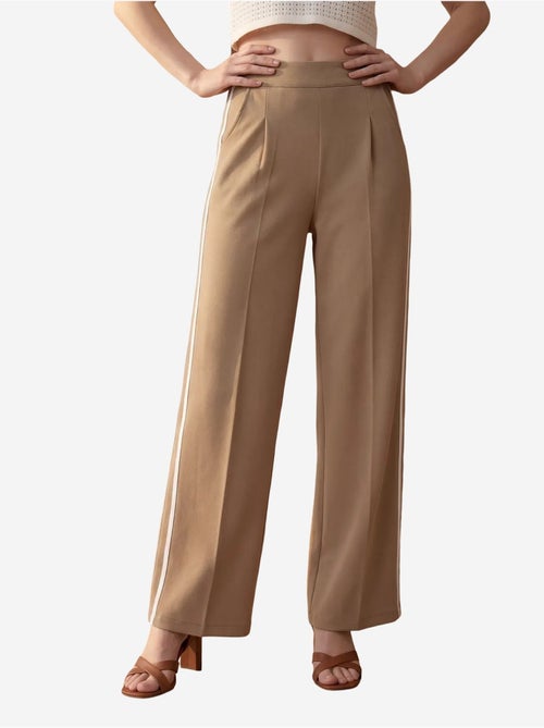 Pantaloni a gamba ampia con pince a vita alta my fashion - Kiabi Pantaloni a gamba ampia con pince a vita alta my fashion - Kiabi