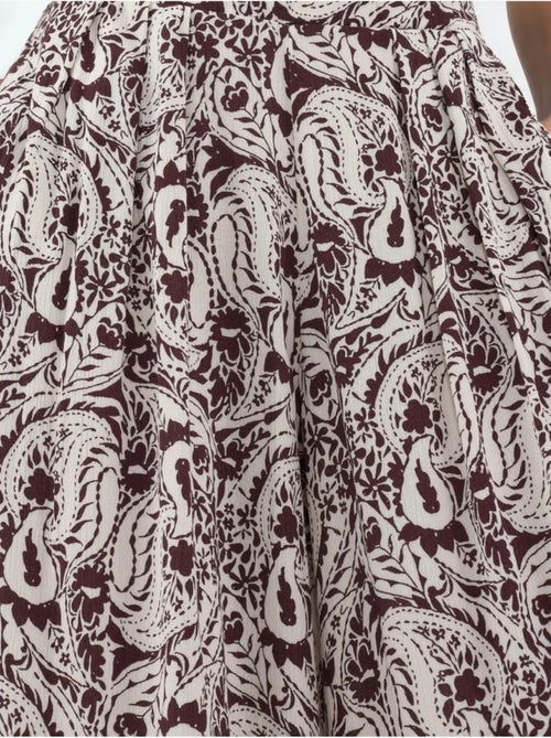 Pantaloni a gamba ampia con stampa paisley busem - Kiabi Pantaloni a gamba ampia con stampa paisley busem - Kiabi