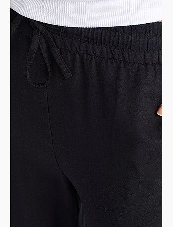 Pantaloni a gamba ampia in tencel con vita con coulisse dilvin