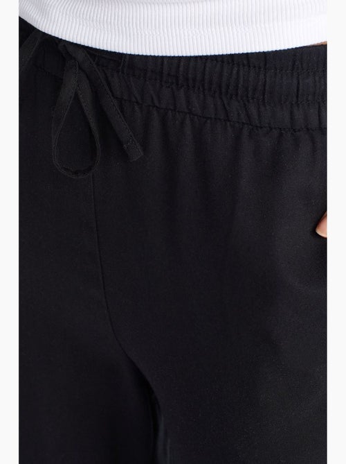 Pantaloni a gamba ampia in tencel con vita con coulisse dilvin - Kiabi