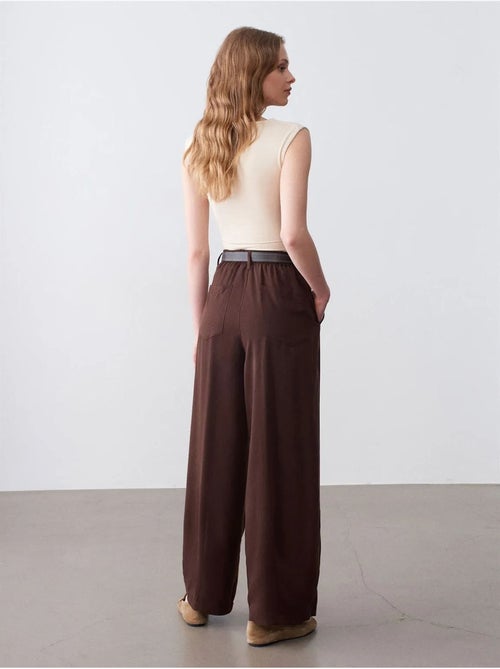Pantaloni a gamba ampia plissettati - Kiabi Pantaloni a gamba ampia plissettati - Kiabi
