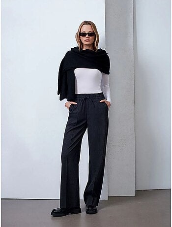 Pantaloni a gamba ampia pull-on dilvin