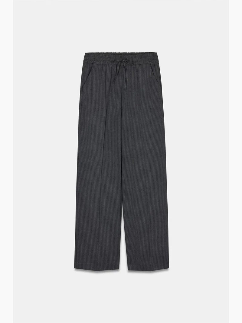 Pantaloni a gamba ampia pull-on dilvin Grigio nero - Kiabi