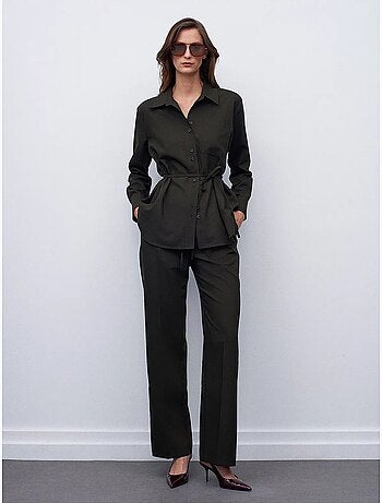 Pantaloni a gamba ampia pull-on dilvin