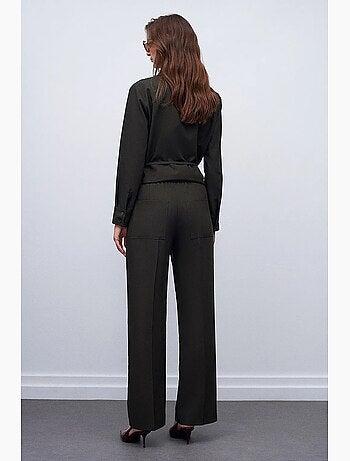 Pantaloni a gamba ampia pull-on dilvin