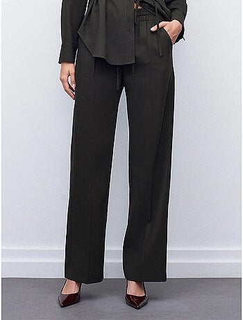 Pantaloni a gamba ampia pull-on dilvin