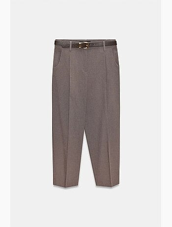 Pantaloni a gamba dritta con cintura dilvin