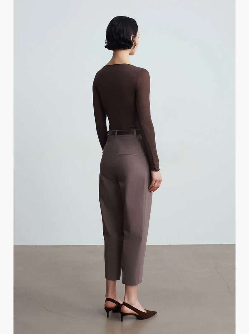 Pantaloni a gamba dritta con cintura dilvin Grigio nero - Kiabi