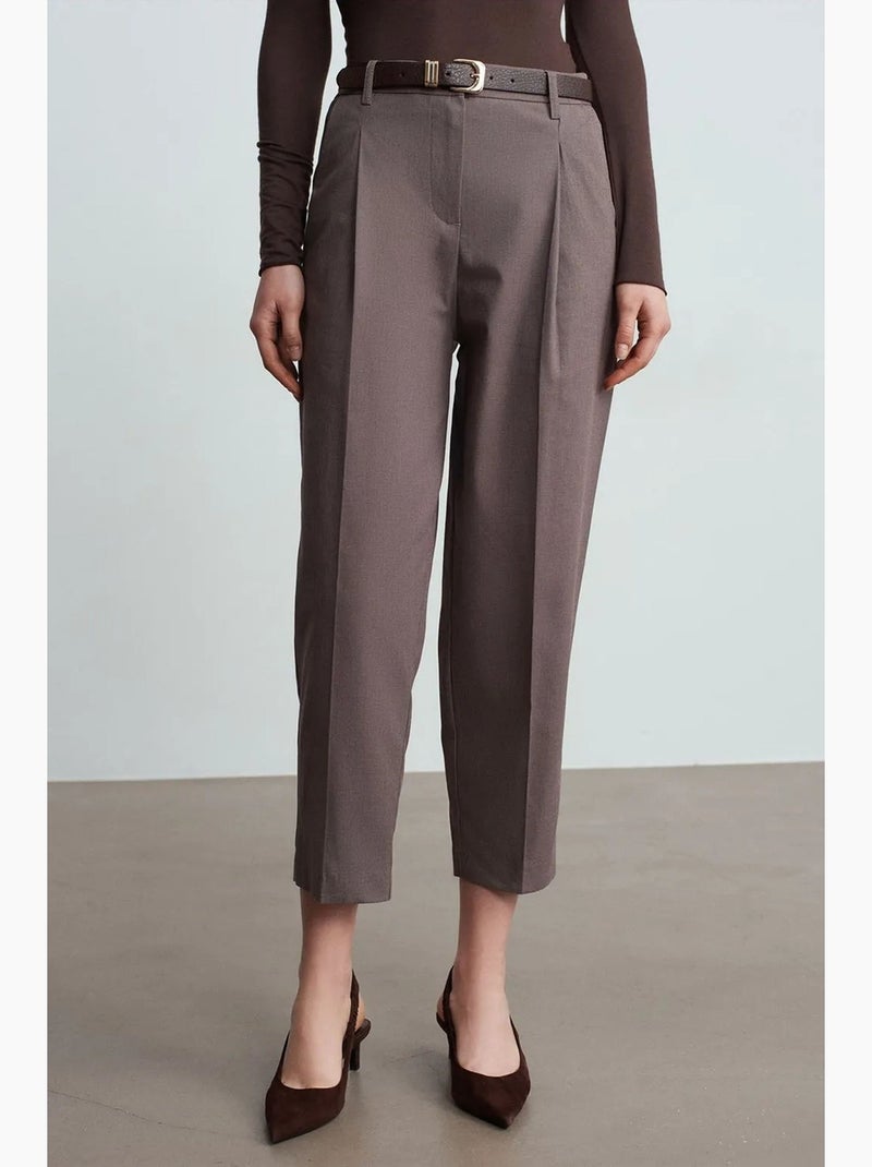 Pantaloni a gamba dritta con cintura dilvin Grigio nero - Kiabi