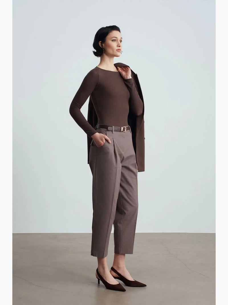 Pantaloni a gamba dritta con cintura dilvin Grigio nero - Kiabi