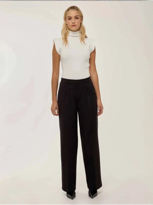 Pantaloni a gamba dritta con pieghe - Kiabi Pantaloni a gamba dritta con pieghe - Kiabi