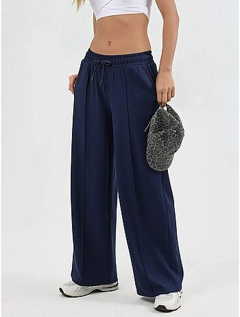 Pantaloni a gamba dritta con vita elasticizzata busem