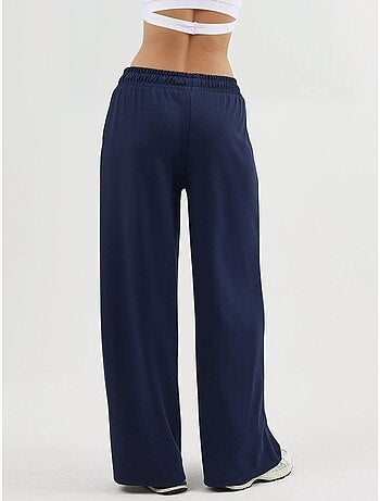 Pantaloni a gamba dritta con vita elasticizzata busem