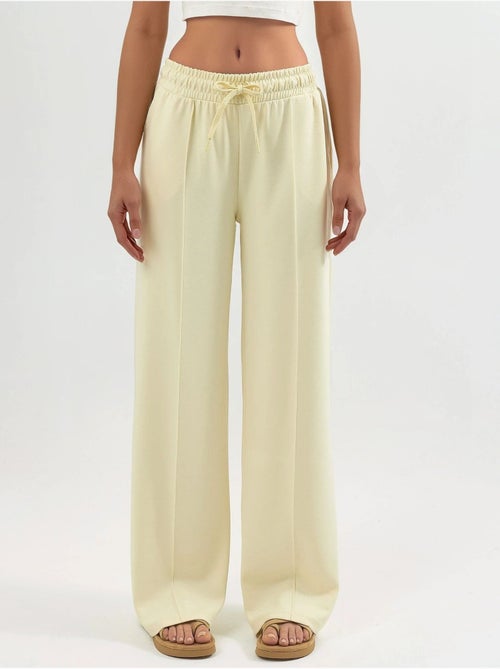 Pantaloni a gamba dritta con vita elasticizzata busem - Kiabi Pantaloni a gamba dritta con vita elasticizzata busem - Kiabi
