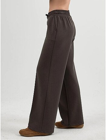 Pantaloni a gamba dritta con vita elasticizzata busem