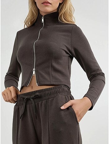 Pantaloni a gamba dritta con vita elasticizzata busem