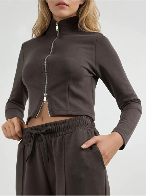 Pantaloni a gamba dritta con vita elasticizzata busem - Kiabi Pantaloni a gamba dritta con vita elasticizzata busem - Kiabi