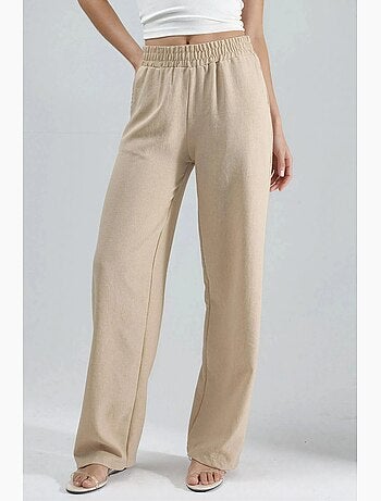 Pantaloni a gamba dritta con vita elasticizzata hiccup