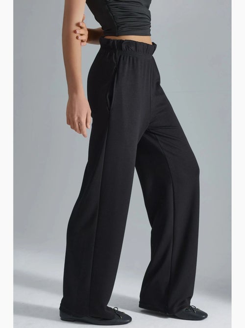 Pantaloni a gamba dritta con vita elasticizzata modal touch, hiccup - Kiabi Pantaloni a gamba dritta con vita elasticizzata modal touch, hiccup - Kiabi