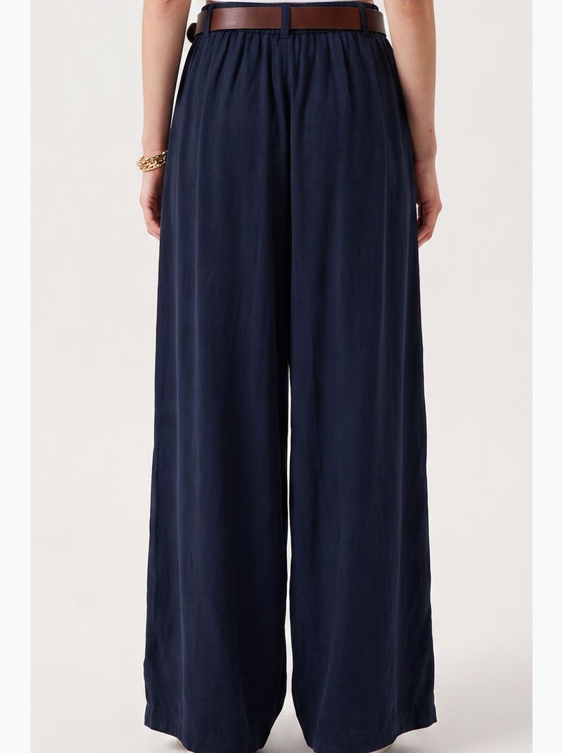 Pantaloni a gamba dritta istanbul Blu marino - Kiabi