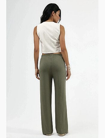 Pantaloni a gamba dritta testurizzati hiccup