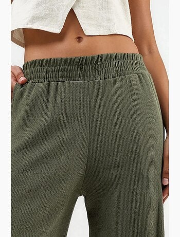 Pantaloni a gamba dritta testurizzati hiccup