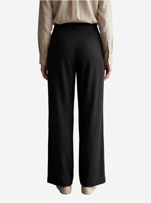Pantaloni a gamba larga a pieghe a vita alta my fashion - Kiabi Pantaloni a gamba larga a pieghe a vita alta my fashion - Kiabi