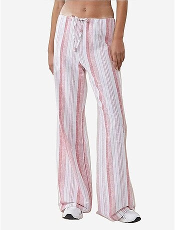 Pantaloni a gamba larga a righe dalla vestibilità rilassata hiccup