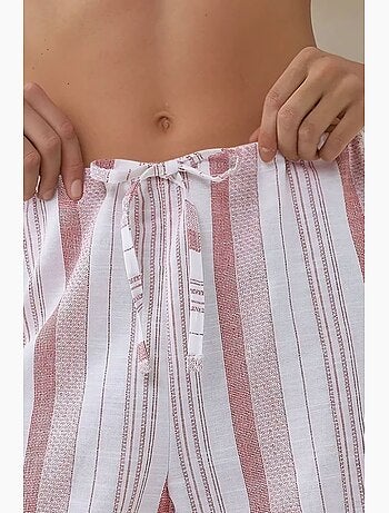 Pantaloni a gamba larga a righe dalla vestibilità rilassata hiccup