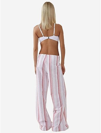 Pantaloni a gamba larga a righe dalla vestibilità rilassata hiccup