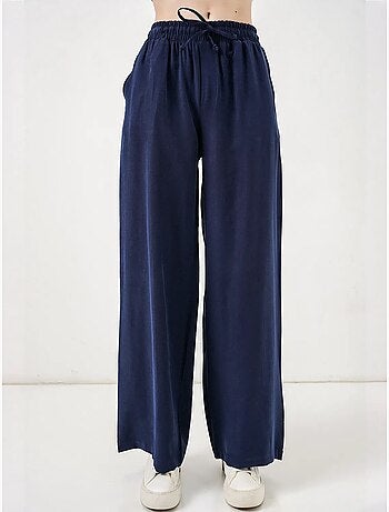 Pantaloni a gamba larga a vita alta con tasca bdart
