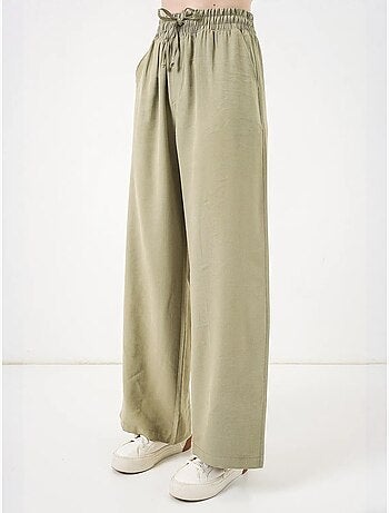 Pantaloni a gamba larga a vita alta con tasca bdart