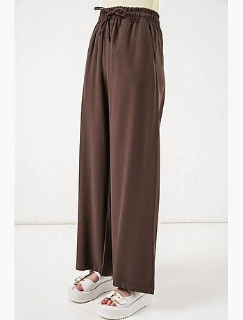 Pantaloni a gamba larga a vita alta con tasca bdart