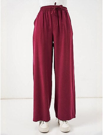 Pantaloni a gamba larga a vita alta con tasca bdart