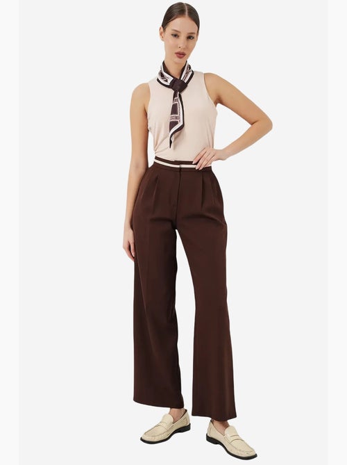 Pantaloni a gamba larga a vita alta con tasche bdart - Kiabi Pantaloni a gamba larga a vita alta con tasche bdart - Kiabi