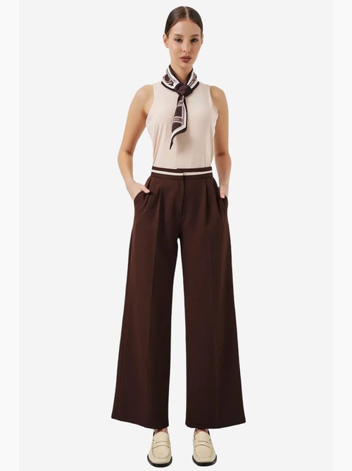 Pantaloni a gamba larga a vita alta con tasche bdart - Kiabi Pantaloni a gamba larga a vita alta con tasche bdart - Kiabi