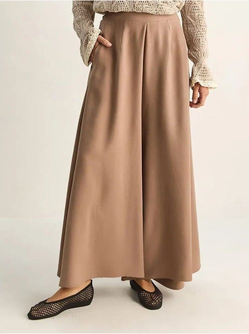 Pantaloni a gamba larga a vita alta lucci - Kiabi Pantaloni a gamba larga a vita alta lucci - Kiabi