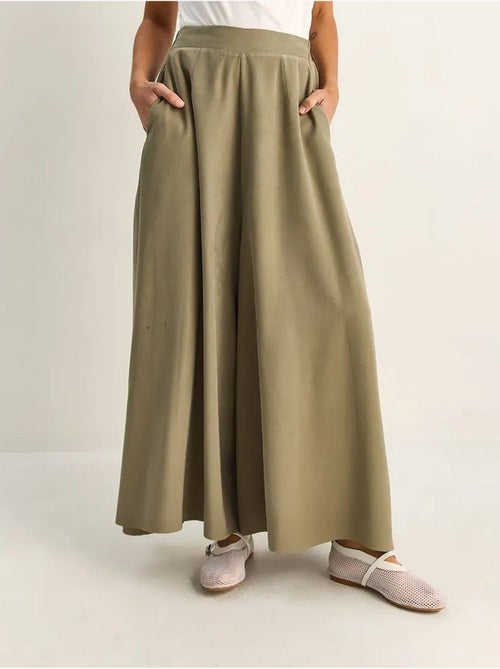 Pantaloni a gamba larga a vita alta lucci - Kiabi Pantaloni a gamba larga a vita alta lucci - Kiabi