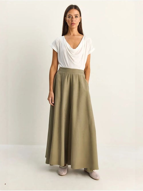 Pantaloni a gamba larga a vita alta lucci - Kiabi Pantaloni a gamba larga a vita alta lucci - Kiabi