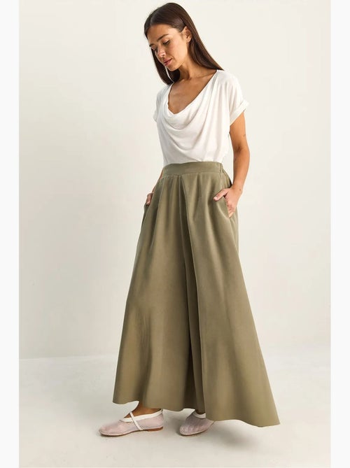 Pantaloni a gamba larga a vita alta lucci - Kiabi Pantaloni a gamba larga a vita alta lucci - Kiabi