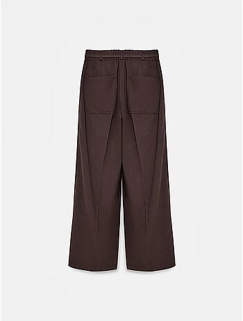Pantaloni a gamba larga con cintura dilvin