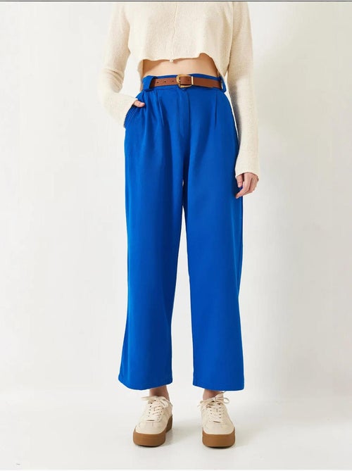 Pantaloni a gamba larga con cintura lucci - Kiabi Pantaloni a gamba larga con cintura lucci - Kiabi