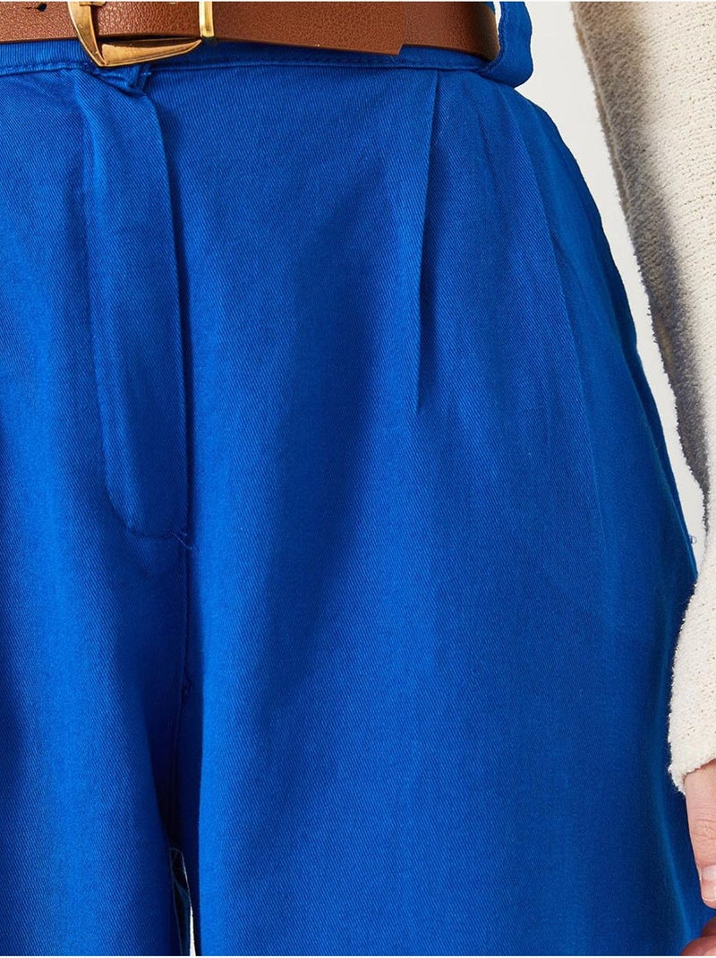 Pantaloni a gamba larga con cintura lucci Blu elettrico - Kiabi