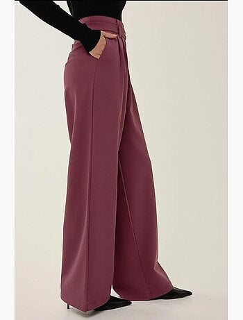 Pantaloni a gamba larga con doppia vita hiccup