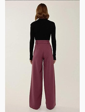 Pantaloni a gamba larga con doppia vita hiccup