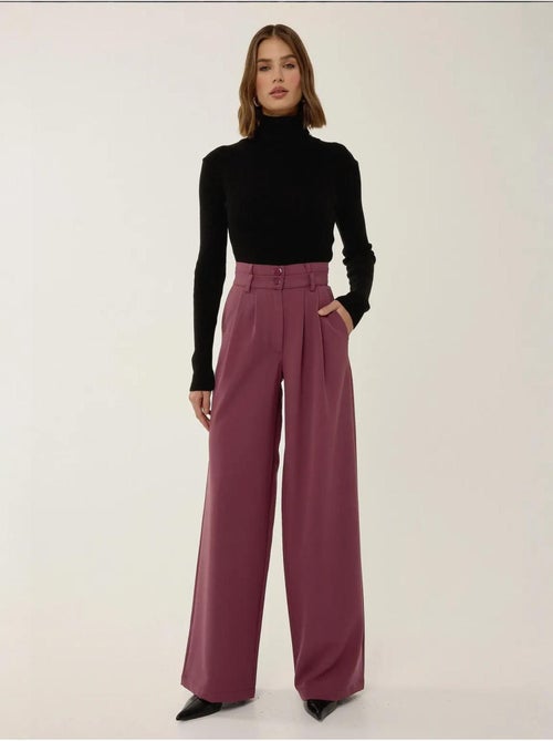 Pantaloni a gamba larga con doppia vita - Kiabi Pantaloni a gamba larga con doppia vita - Kiabi