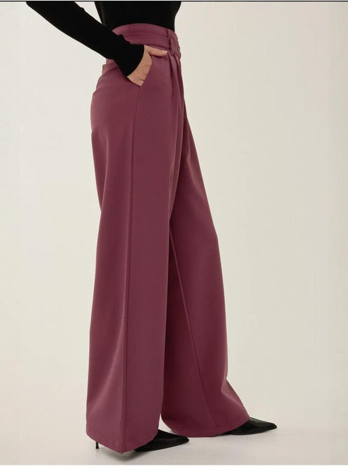 Pantaloni a gamba larga con doppia vita - Kiabi Pantaloni a gamba larga con doppia vita - Kiabi