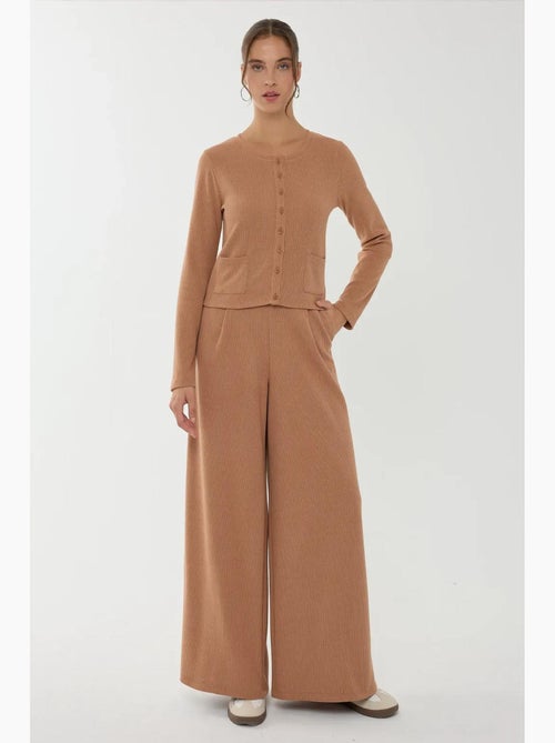 Pantaloni a gamba larga con elastico in vita hiccup - Kiabi
