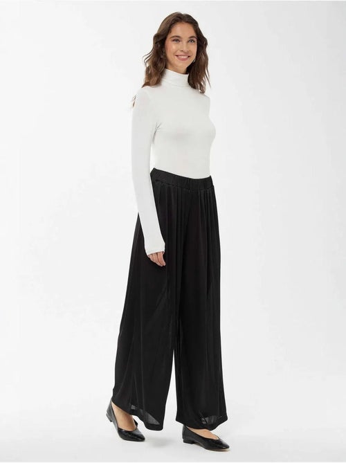 Pantaloni a gamba larga con elastico in vita - Kiabi Pantaloni a gamba larga con elastico in vita - Kiabi
